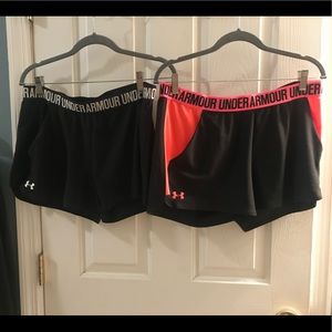2 pair of Under Armour Shorts size XL